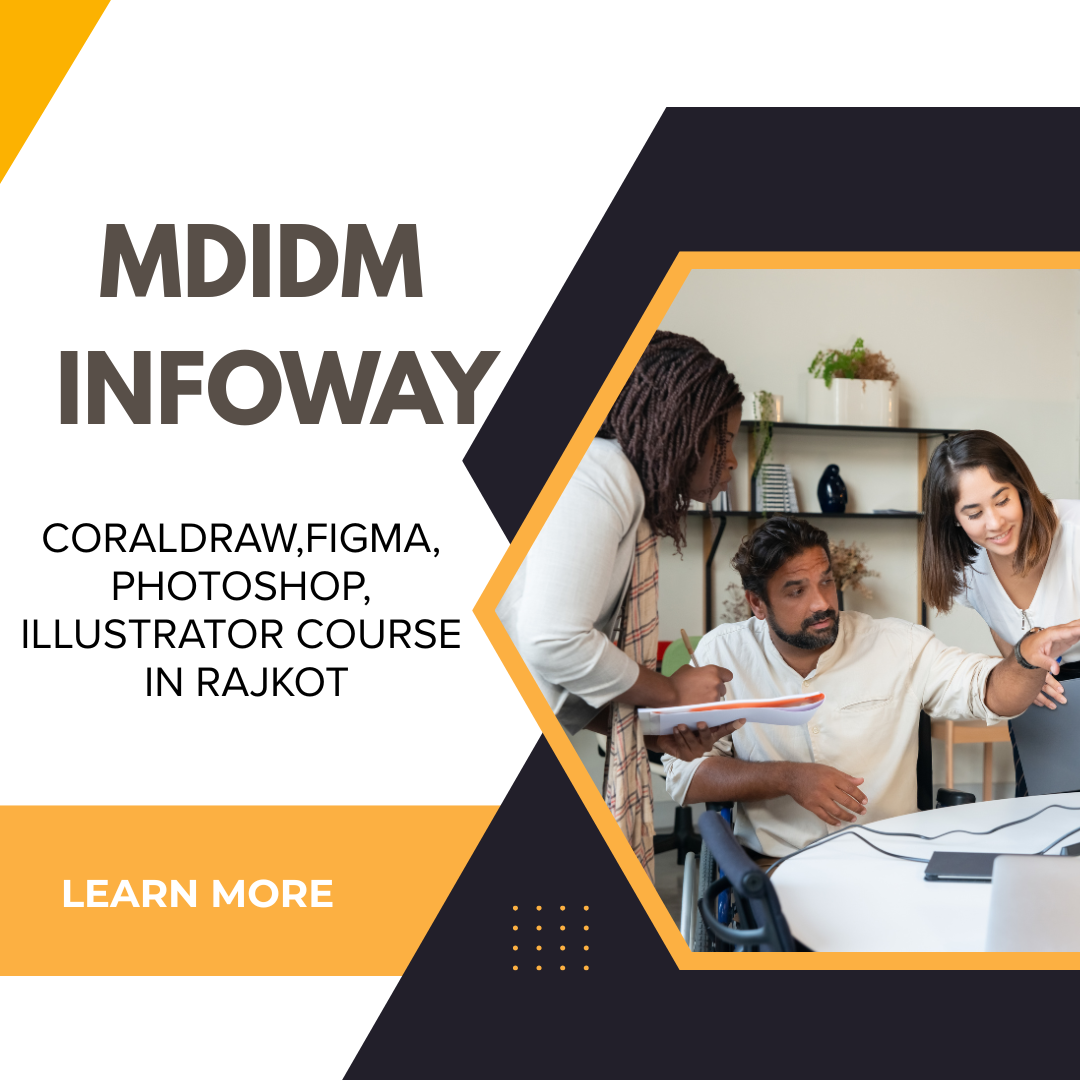 Coraldraw figma photoshop illustrator Course in Rajkot