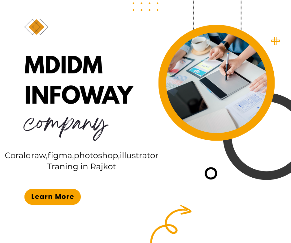 Coraldraw figma photoshop illustrator Traning in Rajkot