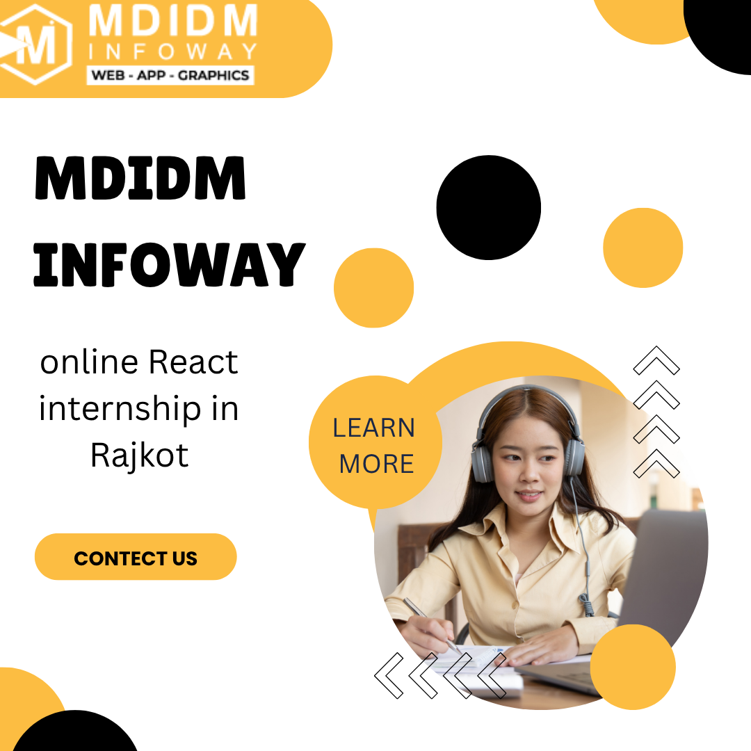 online React internship in Rajkot