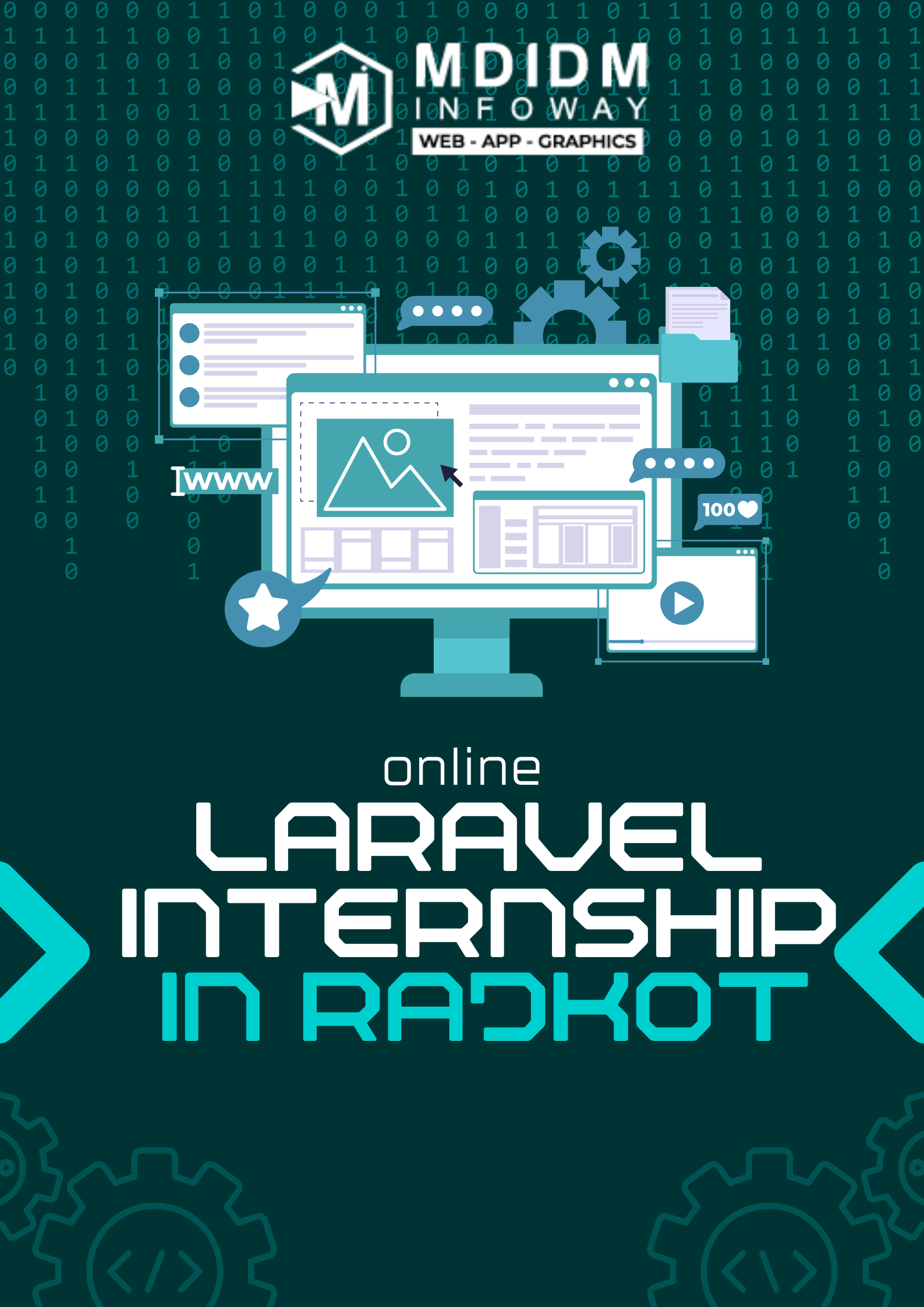 online laravel internship in Rajkot