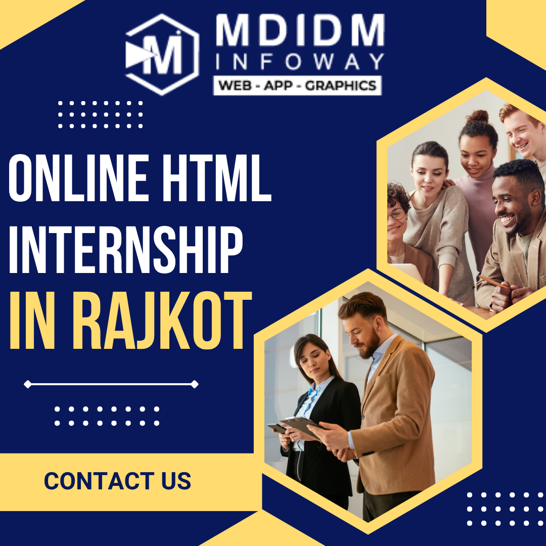 online HTML internship in Rajkot