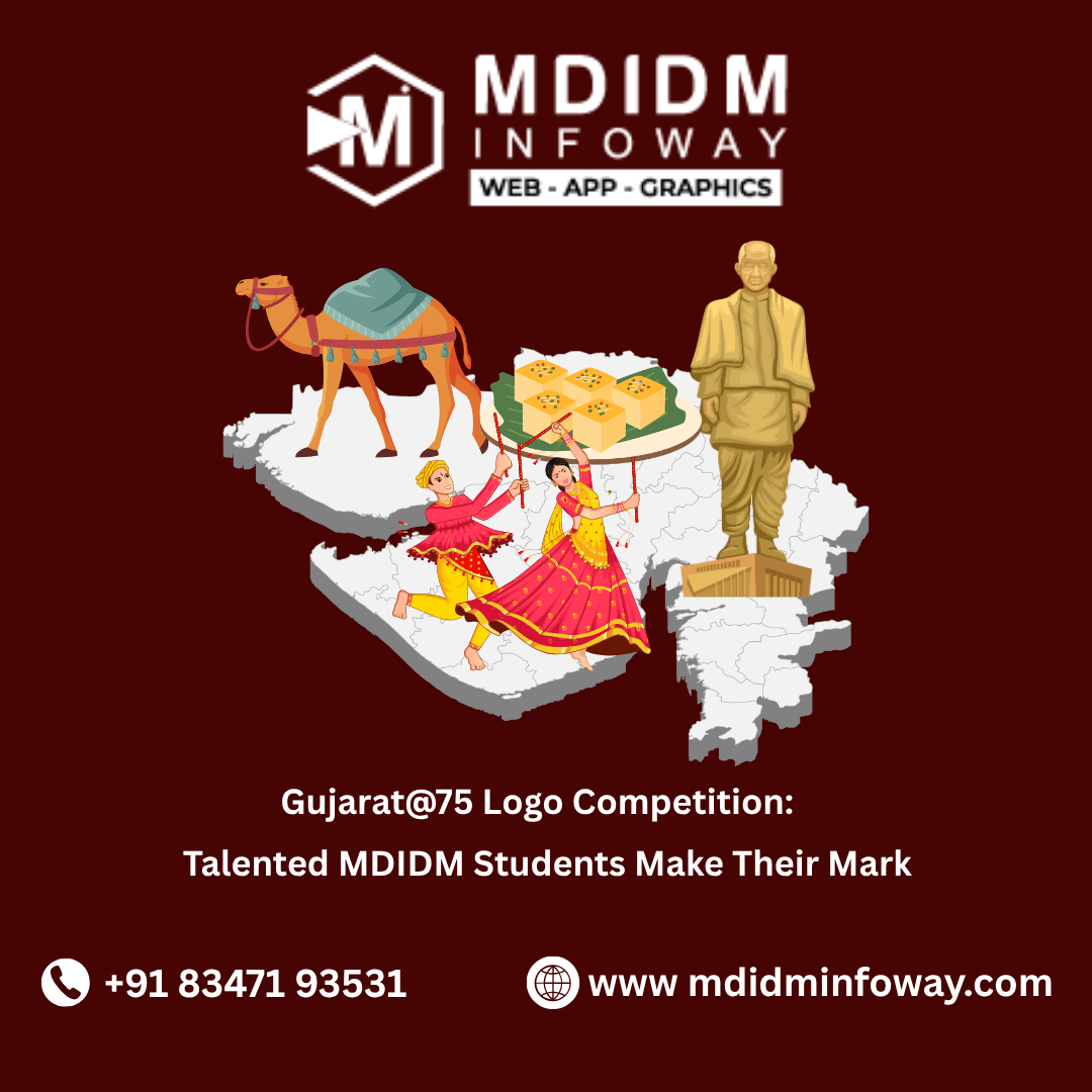 Gujarat 75 Logo Competition Talented MDIDM Students Make Their Mark