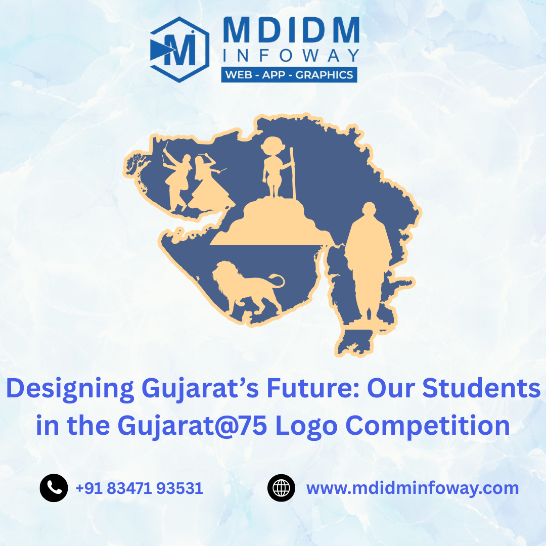 Designing Gujarat s Future Our Students in the Gujarat 75 Logo Competition