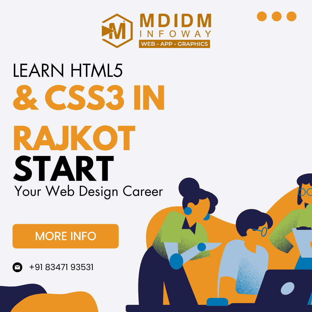 Learn HTML5 CSS3 in Rajkot Start Your Web Design Career