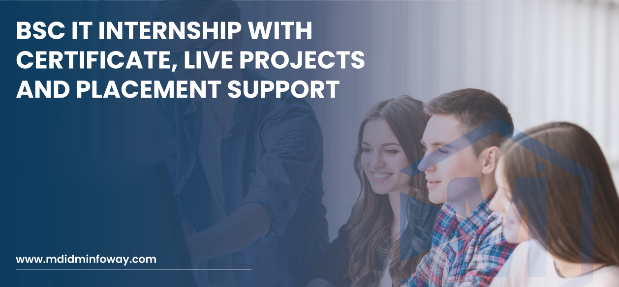 BSc IT Internship With Certificate, Live Projects And Placement Support