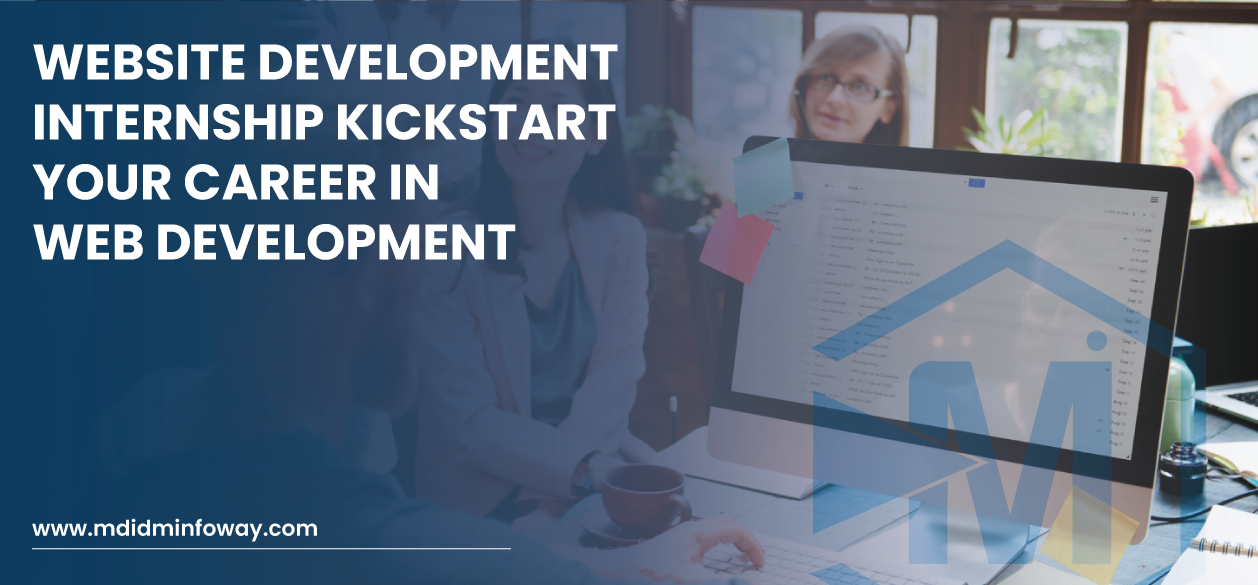 Website Development Internship Kickstart Your Career In Web Development Banner