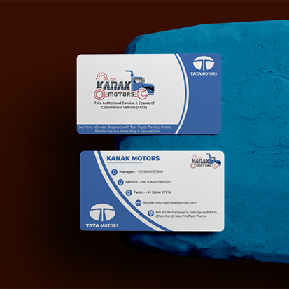 Kanak Motor Visiting Card